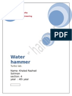 Water Hammer