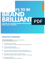 5 ways to be brand brilliant