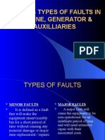 Various Types of Faults in Turbine, Generator