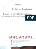 Critical SQL Server Databases