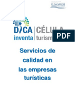 Servicios de Calidad en Las Empresa Turisticas, Agosto