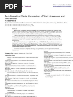 Post Operative Effects Comparison of Total Intravenous and Inhalational Anesthesia 2155 6148.1000287