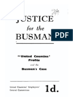 Justice for the Northamptonshire Busmen