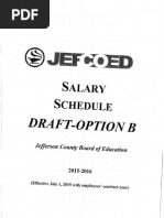 Jefferson County Salary Schedule For 2015-2016