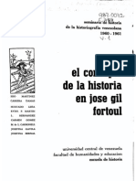 Concepto de La Historia de José Gil Fortoul