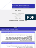 The Features of Translationese