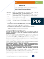 PROCEDIMENTOS DE TESTES DE ESTANQUEIDADE PARA LINHAS  DE ÁGUA, ESGOTO E OUTROS LÍQUIDOS 