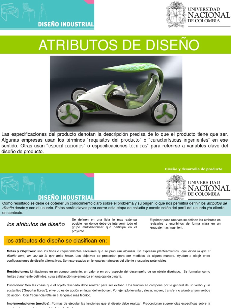 Atributos Clave en Diseño de Producto | PDF | Diseño | Producto (Negocio)