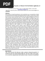 Download Physico-Chemical Properties of Mustard Oil Bio-Medical Application of Ultrasonic Studies by Visarika SN271054365 doc pdf