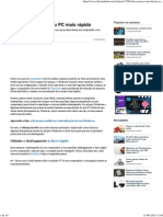 Dicas para Deixar Seu PC Mais Rápido PDF