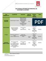 Un Listado de Los Servicios Que Ofrece y Los Programas Que Administra PDF