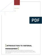 Chapter 1 Introduction to Material Management