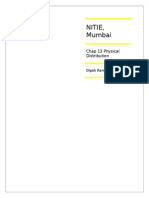 Chapter 13 Physical Distribution