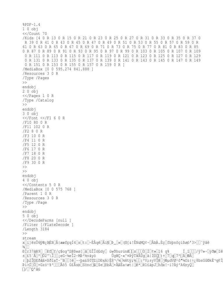 Pdf 1 4 1 0 Obj Count 70 Kids Arial Computer File Formats