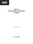 Guide to Foreign Direct Investment in Korea