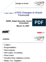 Highlights of Oracle R12