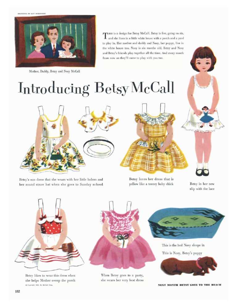 Download Betsy McCall Paper Doll- May 1951