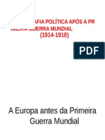 A Geografia Política Após A Primeira Guerra