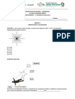 1o Em Cartografia 1a Rodada Exercicios