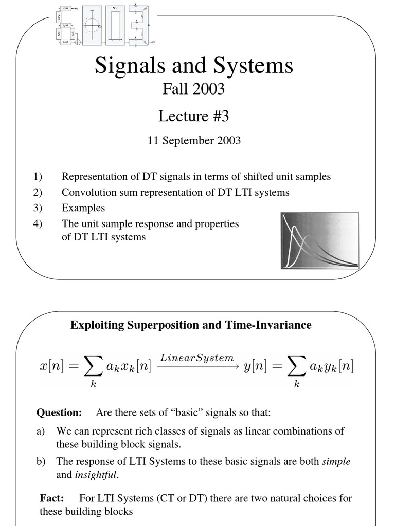 Signal and System Lecture A | PDF | Electrical Engineering ...