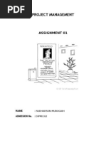 Download Project Management-Assignment 01 by murugiah sudharson SN27107055 doc pdf
