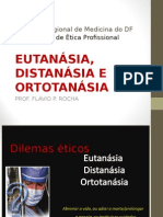 Eutanásia, distanásia e ortotanásia