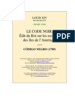 Louis XIV - Code Noir