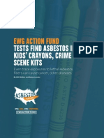 Asbestos in Kids Crayons Crime Scene Kits