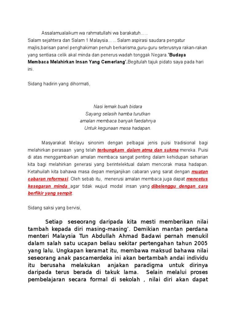 Teks Pidato-new-Budaya Membaca Melahirkan Insan Yang 