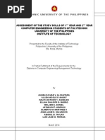 thesis about study habit