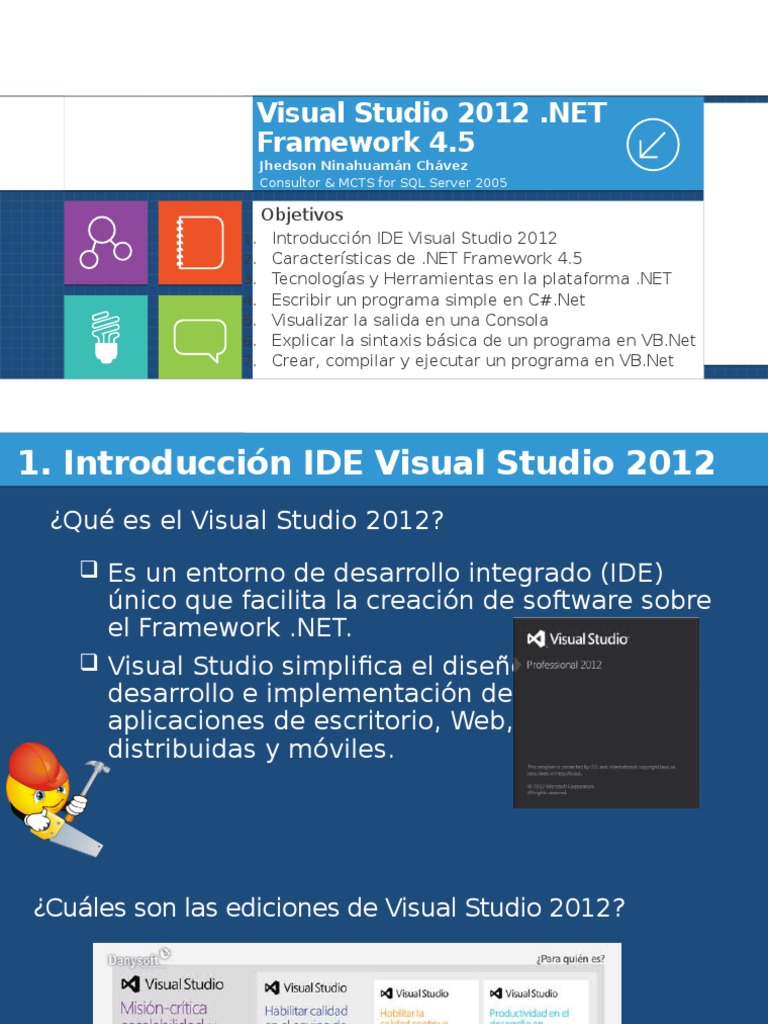 Visual Studio 2012 .Net Framework | PDF | .NET Framework | Ingeniería ...