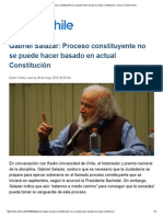 Gabriel Salazar_ Proceso Constituyente No Se Puede Hacer Basado en Actual Constitución « Diario y Radio Uchile