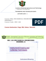 Mechanical Engineering Drawing 1