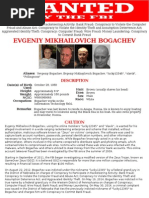 Evgeniy Mikhailovich Bogachev - FBI Most Wanted Hacker