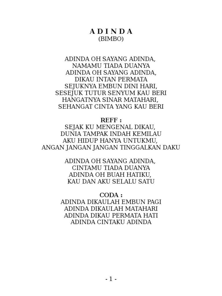 Buku Lagu Nostalgia Indonesia | PDF