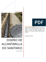 Diseño de Alcantarillado Sanitario para Una Zona Comercial