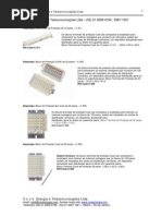 Bloco Cook, Bloco terminal protetor 10,20,30,50 Pares