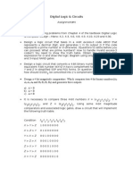 Assignment 04 Combinational Circuits