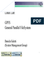 General Parallel Filesystem GPFS