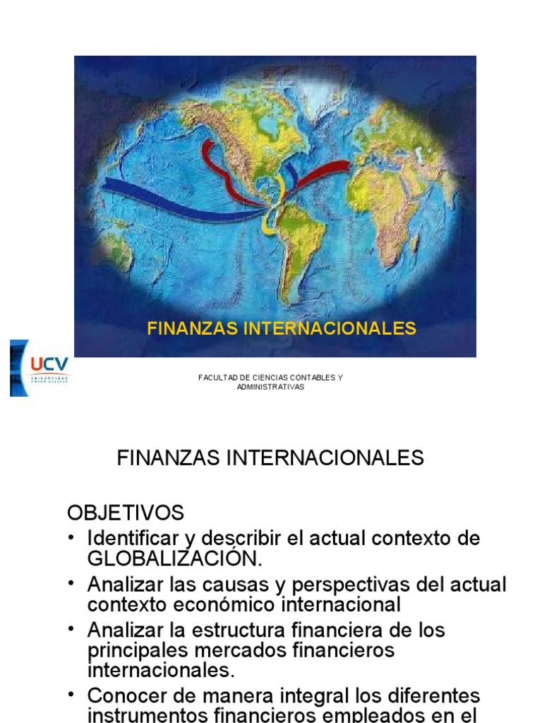 Finanzas Internacionales | PDF | Macroeconómica | Tipo de cambio