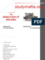 Civil Demolition of Building Ppt