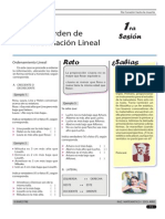 Ordenamiento lineal