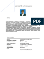 Hoja de Vida Docente Informatica Nueva