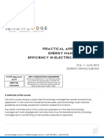 Practical Application for Energy Management and Efficiency in Elecitrcal Equipment (June 2015)