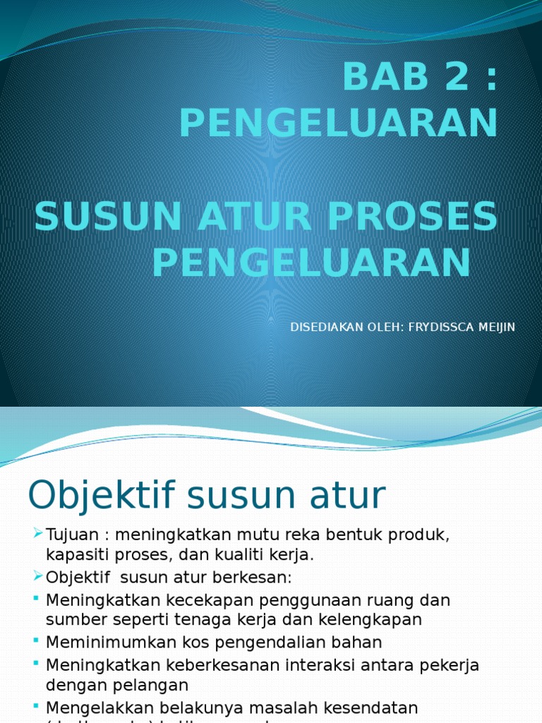 Susun Atur Proses Pengeluaran | PDF