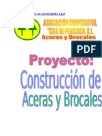 90936774 Proyecto Construccion de Aceras y Brocales