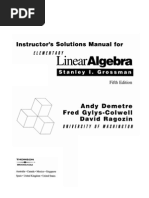 Algebra Lineal Grossman Respuestas