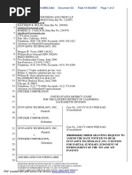 Synvasive Technology, Inc. v. Stryker Corporation - Document No. 32