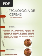 Tecnologia de Cereais Aula 1