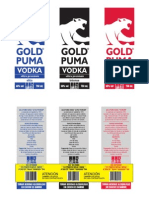 Gold Puma Vodka